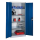 CP Stahlschrank 8921-052 S10246 lichtgrau, enzianblau 4 Fachböden 93,0 x 50,0 x 195,0 cm, aufgebaut, 1 St.