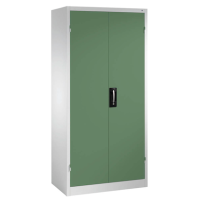 CP Stahlschrank 8921-052 S10251 lichtgrau, rededagrün 4 Fachböden 93,0 x 50,0 x 195,0 cm, aufgebaut, 1 St.