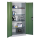 CP Stahlschrank 8921-052 S10251 lichtgrau, rededagrün 4 Fachböden 93,0 x 50,0 x 195,0 cm, aufgebaut, 1 St.