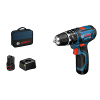BOSCH Professional GSB 12V-15 Akku-Schlagbohrschrauber-Set 12,0 V, mit 2 Akkus
