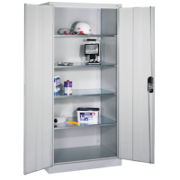 CP Stahlschrank 8922-052 S10160 lichtgrau 4 Fachböden 93,0 x 60,0 x 195,0 cm, aufgebaut, 1 St.