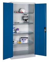 CP Stahlschrank 8922-052 S10161 lichtgrau, enzianblau 4...