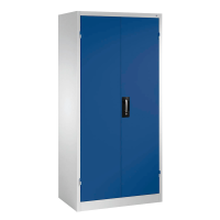 CP Stahlschrank 8922-052 S10161 lichtgrau, enzianblau 4 Fachböden 93,0 x 60,0 x 195,0 cm, aufgebaut, 1 St.