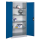 CP Stahlschrank 8922-052 S10161 lichtgrau, enzianblau 4 Fachböden 93,0 x 60,0 x 195,0 cm, aufgebaut, 1 St.