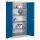 CP Stahlschrank 8922-052 S10161 lichtgrau, enzianblau 4 Fachböden 93,0 x 60,0 x 195,0 cm, aufgebaut, 1 St.