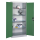 CP Stahlschrank 8922-052 S10163 lichtgrau, rededagrün 4 Fachböden 93,0 x 60,0 x 195,0 cm, aufgebaut, 1 St.