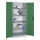 CP Stahlschrank 8922-052 S10163 lichtgrau, rededagrün 4 Fachböden 93,0 x 60,0 x 195,0 cm, aufgebaut, 1 St.