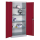 CP Stahlschrank 8922-052 S10164 lichtgrau, rubinrot 4 Fachböden 93,0 x 60,0 x 195,0 cm, aufgebaut, 1 St.
