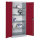CP Stahlschrank 8922-052 S10164 lichtgrau, rubinrot 4 Fachböden 93,0 x 60,0 x 195,0 cm, aufgebaut, 1 St.