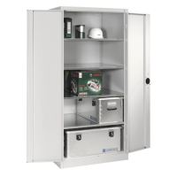 CP Stahlschrank 8924-052 S10085 lichtgrau 4 Fachböden 93,0 x 80,0 x 195,0 cm, aufgebaut, 1 St.