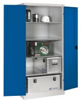 CP Stahlschrank 8924-052 S10086 lichtgrau, enzianblau 4...