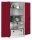 CP Stahlschrank 8924-052 S10088 lichtgrau, rubinrot 4 Fachböden 93,0 x 80,0 x 195,0 cm, aufgebaut, 1 St.