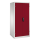 CP Stahlschrank 8924-052 S10088 lichtgrau, rubinrot 4 Fachböden 93,0 x 80,0 x 195,0 cm, aufgebaut, 1 St.