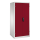 CP Stahlschrank 8924-052 S10088 lichtgrau, rubinrot 4 Fachböden 93,0 x 80,0 x 195,0 cm, aufgebaut, 1 St.