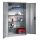 CP Stahlschrank 8931-052 S10279 lichtgrau 4 Fachböden 120,0 x 50,0 x 195,0 cm, aufgebaut, 1 St.