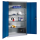 CP Stahlschrank 8931-052 S10280 lichtgrau, enzianblau 4 Fachböden 120,0 x 50,0 x 195,0 cm, aufgebaut, 1 St.
