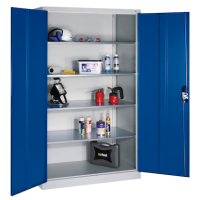 CP Stahlschrank 8932-052 S10294 lichtgrau, enzianblau 4...