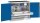 CP Stahlschrank 8821-5035 S10079 lichtgrau, enzianblau 2 Fachböden 93,0 x 50,0 x 100,0 cm, aufgebaut, 1 St.