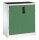 CP Stahlschrank 8821-5035 S10080 lichtgrau, rededagrün 2 Fachböden 93,0 x 50,0 x 100,0 cm, aufgebaut, 1 St.