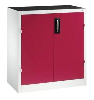 CP Stahlschrank 8821-5035 S10077 lichtgrau, rubinrot 2...