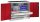 CP Stahlschrank 8821-5035 S10077 lichtgrau, rubinrot 2 Fachböden 93,0 x 50,0 x 100,0 cm, aufgebaut, 1 St.