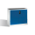 CP Stahlschrank 8831-5035 S10149 lichtgrau, enzianblau 2 Fachböden 120,0 x 50,0 x 100,0 cm, aufgebaut, 1 St.