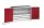CP Stahlschrank 8831-5035 S10148 lichtgrau, rubinrot 2 Fachböden 120,0 x 50,0 x 100,0 cm, aufgebaut, 1 St.