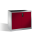 CP Stahlschrank 8831-5035 S10148 lichtgrau, rubinrot 2 Fachböden 120,0 x 50,0 x 100,0 cm, aufgebaut, 1 St.