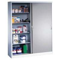 CP Stahlschrank 2149-00 S10049 lichtgrau 8 Fachböden 160,0 x 40,0 x 195,0 cm, aufgebaut, 1 St.
