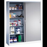 CP Stahlschrank 2149-00 S10049 lichtgrau 8 Fachböden 160,0 x 40,0 x 195,0 cm, aufgebaut, 1 St.