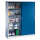 CP Stahlschrank 2149-00 S10051 lichtgrau, enzianblau 8 Fachböden 160,0 x 40,0 x 195,0 cm, aufgebaut, 1 St.