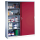 CP Stahlschrank 2149-00 S10053 lichtgrau, rubinrot 8 Fachböden 160,0 x 40,0 x 195,0 cm, aufgebaut, 1 St.