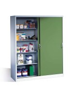 CP Stahlschrank 2159-00 S10113 lichtgrau, rededagrün...