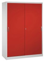 CP Stahlschrank 2159-00 S10098 lichtgrau, rubinrot 4...