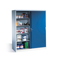 CP Stahlschrank 2169-00 S10100 lichtgrau, enzianblau 4...