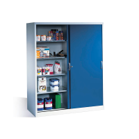 CP Stahlschrank 2169-00 S10100 lichtgrau, enzianblau 4...