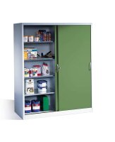 CP Stahlschrank 2169-00 S10098 lichtgrau, rededagrün...