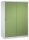 CP Stahlschrank 2169-00 S10098 lichtgrau, rededagrün 4 Fachböden 160,0 x 60,0 x 195,0 cm, aufgebaut, 1 St.