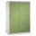 CP Stahlschrank 2169-00 S10098 lichtgrau, rededagrün 4 Fachböden 160,0 x 60,0 x 195,0 cm, aufgebaut, 1 St.