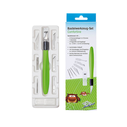 WEDO Bastelmesser COMFORTLINE grün, 1 Set