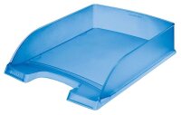 LEITZ Briefablage Plus 52270034 blau-transparent DIN A4,...