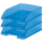 LEITZ Briefablage Plus 52270034 blau-transparent DIN A4, 1 St.