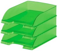 LEITZ Briefablage Plus 52270056 grün-transparent DIN...