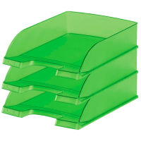 LEITZ Briefablage Plus 52270056 grün-transparent DIN...