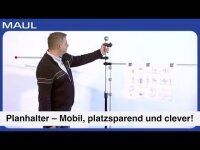 MAUL V Magnetclips für Planhalter grau, 10 St.