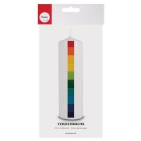 Rayher Wachsfolien mehrfarbig Regenbogen-Set, 1 Pack
