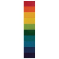 Rayher Wachsfolien mehrfarbig Regenbogen-Set, 1 Pack