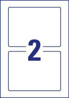 AVERY Zweckform Träger-Etiketten  8002-5 weiß 160,0 x 120,0 mm, 5 Blatt