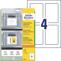 AVERY Zweckform Träger-Etiketten  8001-5 weiß...