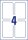 AVERY Zweckform Träger-Etiketten  8001-5 weiß 80,0 x 120,0 mm, 5 Blatt